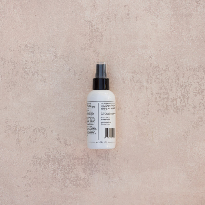 Anti-Static Spray for Wedding Attire by The Rescue Kit Company in collaboration with Static Schmatic