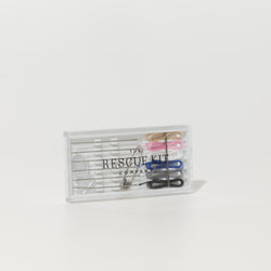 Pre-threaded needles by The Rescue Kit Company.